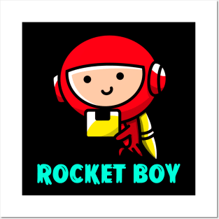 Rocket Boy | Cute Baby Posters and Art